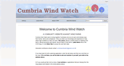 Desktop Screenshot of cumbriawindwatch.co.uk